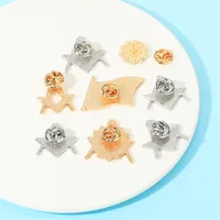 Cartoon Style Cute Streetwear Letter Flag Alloy Stamping Stoving Varnish Plating Artificial Rhinestones Unisex Brooches main image 7