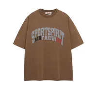 Jiayiku Men's  Summer New American Style Trendy Brand T-shirt Men's Pure Cotton Retro Washed Old T-shirt Short Sleeve Men sku image 1