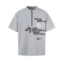 Jiayiku Men's  New T-shirt Men's American Style Retro Trendy Brand Short-sleeved T-shirt Printed Loose Half-sleeved Top For Men main image 1