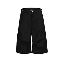 Jiayiku  American Retro Pants For Men And Women Cleanfit Loose Wide-leg Workwear Capri Pants main image 3