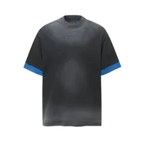 Jiayiku Men's  Summer New Arrival Waste Earth Style American Style Retro Trendy Brand Washed Dirty Dye T-Shirt Loose Top main image 2