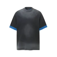 Jiayiku Men's  Summer New Arrival Waste Earth Style American Style Retro Trendy Brand Washed Dirty Dye T-Shirt Loose Top sku image 6