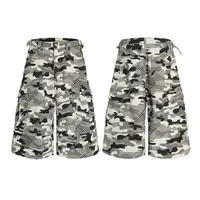 Jiayiku Men's Clothing  American Style Trendy Brand Camouflage Overalls Shorts Men's Loose High-end Wide-leg Pants main image 5
