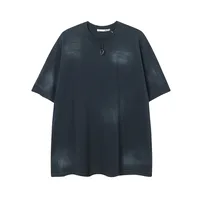 Jiayiku Men's  Summer Heavy Cotton American-style Washed Old T-shirt Short-sleeved Men's Simple And Handsome Short-sleeved Short-sleeved main image 1