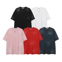 Jiayiku Men's  Summer Heavy Cotton American-style Washed Old T-shirt Short-sleeved Men's Simple And Handsome Short-sleeved Short-sleeved main image 5