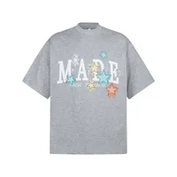 Jiayiku  Summer Short-Sleeved T-Shirt For Men And Women American Retro Trendy Brand Printed T-Shirt Short-Sleeved Men's Loose Bottoming Shirt main image 3