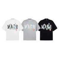 Jiayiku  Summer Short-Sleeved T-Shirt For Men And Women American Retro Trendy Brand Printed T-Shirt Short-Sleeved Men's Loose Bottoming Shirt main image 5