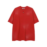 Jiayiku Men's  Summer Heavy Cotton American-style Washed Old T-shirt Short-sleeved Men's Simple And Handsome Short-sleeved Short-sleeved sku image 13