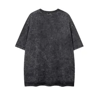Jiayiku  Summer T-Shirt Men's American Retro Trendy Brand Heavy Washed Cotton T-Shirt Short-Sleeved Loose Bottoming Shirt main image 3