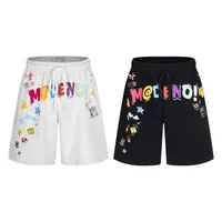 Jiayiku Trendy Brand  New High-End American Retro Five-Point Pants Loose Couple Style Printed Straight Pants main image 5