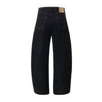 Jiayiku Men's  American Vintage Washed Jeans Men's And Women's High-end Sense Machete Wide-leg Long Pants main image 2