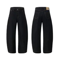 Jiayiku Men's  American Vintage Washed Jeans Men's And Women's High-end Sense Machete Wide-leg Long Pants main image 5