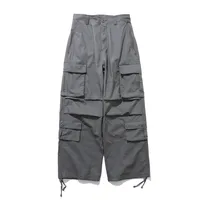 Jiayi Library Men's  Summer Ami Kaji New Style Vintage Washed Overalls Men's Loose Wide-leg Long Pants main image 2
