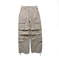 Jiayi Library Men's  Summer Ami Kaji New Style Vintage Washed Overalls Men's Loose Wide-leg Long Pants main image 5