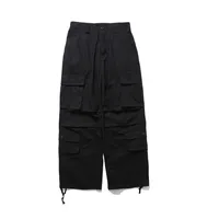 Jiayi Library Men's  Summer Ami Kaji New Style Vintage Washed Overalls Men's Loose Wide-leg Long Pants sku image 18