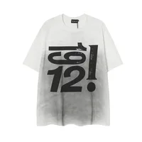 Jiayiku Men's  Summer American Retro Fashion Brand Plus Size Heavy Washing Dirty Dye T-Shirt Short Sleeve Men main image 1