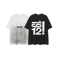 Jiayiku Men's  Summer American Retro Fashion Brand Plus Size Heavy Washing Dirty Dye T-Shirt Short Sleeve Men main image 5