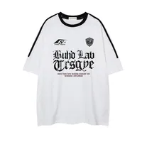 Jiayiku Men's  Summer New American Retro Trendy Brand Tee T-shirt Gothic Printed Short-sleeved T-shirt For Men main image 2