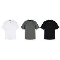Jiayiku Men's  Summer American Retro Fashion Brand Functional Wind Deconstruction Splicing Heavy 280g Short Sleeve T-shirt main image 5