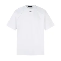 Jiayiku Men's  Summer American Retro Fashion Brand Functional Wind Deconstruction Splicing Heavy 280g Short Sleeve T-shirt sku image 7