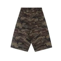 Jiayiku Tide Brand   High Street Vibe Style Camouflage Shorts Men's And Women's Ins Tide Embroidered Pants Men's And Women's main image 2