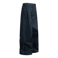 Jiayi Library Men's Clothing  American High Street Vintage Washed Original Color Jeans Men's And Women's Vibe Machete Wide Leg Pants main image 4
