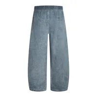 Jiayi Library Men's Clothing  Waste Earth Style American Style Vintage Washed Dirty Dye Machete Casual Pants Straight Loose Wide Leg Pants main image 4