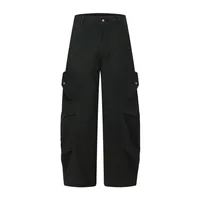 Jiayiku Fashion Brand  American Retro Paratrooper Scimitar Workwear Casual Pants Men's And Women's Loose Draped Wide-leg Pants main image 2