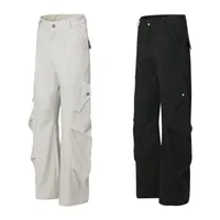 Jiayiku Fashion Brand  American Retro Paratrooper Scimitar Workwear Casual Pants Men's And Women's Loose Draped Wide-leg Pants main image 4