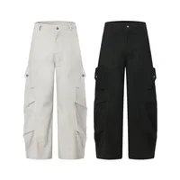 Jiayiku Fashion Brand  American Retro Paratrooper Scimitar Workwear Casual Pants Men's And Women's Loose Draped Wide-leg Pants main image 5