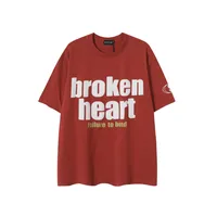 Jiayiku Men's  Summer New American Retro Fashion Brand Washed Tee T-shirt Simple Short-sleeved T-shirt For Men sku image 8