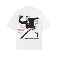 Jiayiku Men's Clothing  Summer American Street Hip-Hop Trendy Brand Tee Hip-Hop Cultural Shirt Dark T-Shirt Short-Sleeved Men main image 2