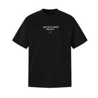 Jiayiku Men's  Summer American Retro Trendy Brand Culture Shirt Graffiti Printed Heavy Cotton Short-sleeved T-shirt main image 1
