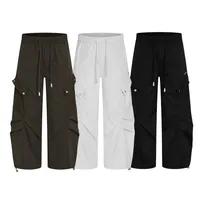Jiayiku Men's  Spring American Retro Machete Pants Cargo Parachute Pants Hanging Sense Wide Leg Casual Pants main image 5