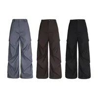 Jiayiku Men's  New Style Retro Pleated Pants Pants For Men And Women Cleanfit Loose Casual Pants main image 5