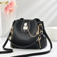 Factory Direct Bucket Bag Messenger Bag Fashion Bag Ladies  New Small Bag Portable Shoulder Bag main image 1