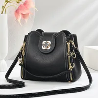 Factory Direct Bucket Bag Messenger Bag Fashion Bag Ladies  New Small Bag Portable Shoulder Bag sku image 8