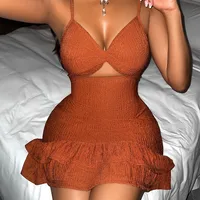 Women's Clothing     New Sexy Sling Dress Spring And Summer Explosions Deep V main image 2