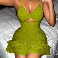 Women's Clothing     New Sexy Sling Dress Spring And Summer Explosions Deep V main image 3