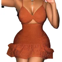 Women's Clothing     New Sexy Sling Dress Spring And Summer Explosions Deep V main image 5