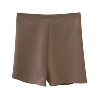 High Waist Stretch Pants Women's Outer Wearing Solid Color Inner Slim-Fit Slimming Sports Hot Pants Yoga Shorts Trendy main image 5