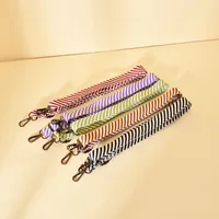 New Colorful Shoulder Strap Adjustable Women's Bag Accessories Single Shoulder Crossbody Women's Bag Knitted Shoulder Strap Ethnic Style main image 1