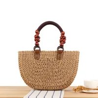 New Straw Woven Bag All-match Casual Daily Travel Commuter Seaside Vacation Niche Women's Bag main image 1