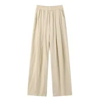 Ice Silk Yamamoto Pants Women's Summer Thin High Waist Slimming Wide Leg Pants Loose Straight Lazy Style Casual Pants main image 5