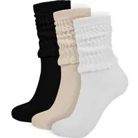 Style Long Thick Casual Socks Macaron High Socks Loose Bubble Socks  Foreign Trade Socks Wholesale main image 1