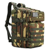 New Tactical Attack 3P Camouflage Backpack Multifunctional Large Capacity 45L Outdoor Sports Camping Mountaineering Backpack sku image 6