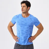 Men's Loose Sports Short-sleeved Cool Breathable Sports Running T-shirt Outdoor Leisure Fitness Training Quick-drying Short-sleeved sku image 14