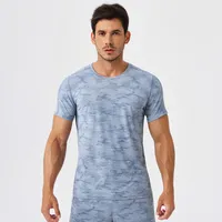 Men's Loose Sports Short-sleeved Cool Breathable Sports Running T-shirt Outdoor Leisure Fitness Training Quick-drying Short-sleeved sku image 19