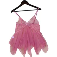 Sexy Lingerie Women's Mesh Deep V Sexy Pure Desire Pajamas Lace Sling Skirt Nightdress main image 5