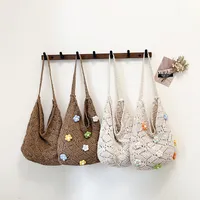 New  Bags New And New Tote Bags Beach Bags Knitted Bags Hollow Bags Biscima Style Woven Bags main image 2